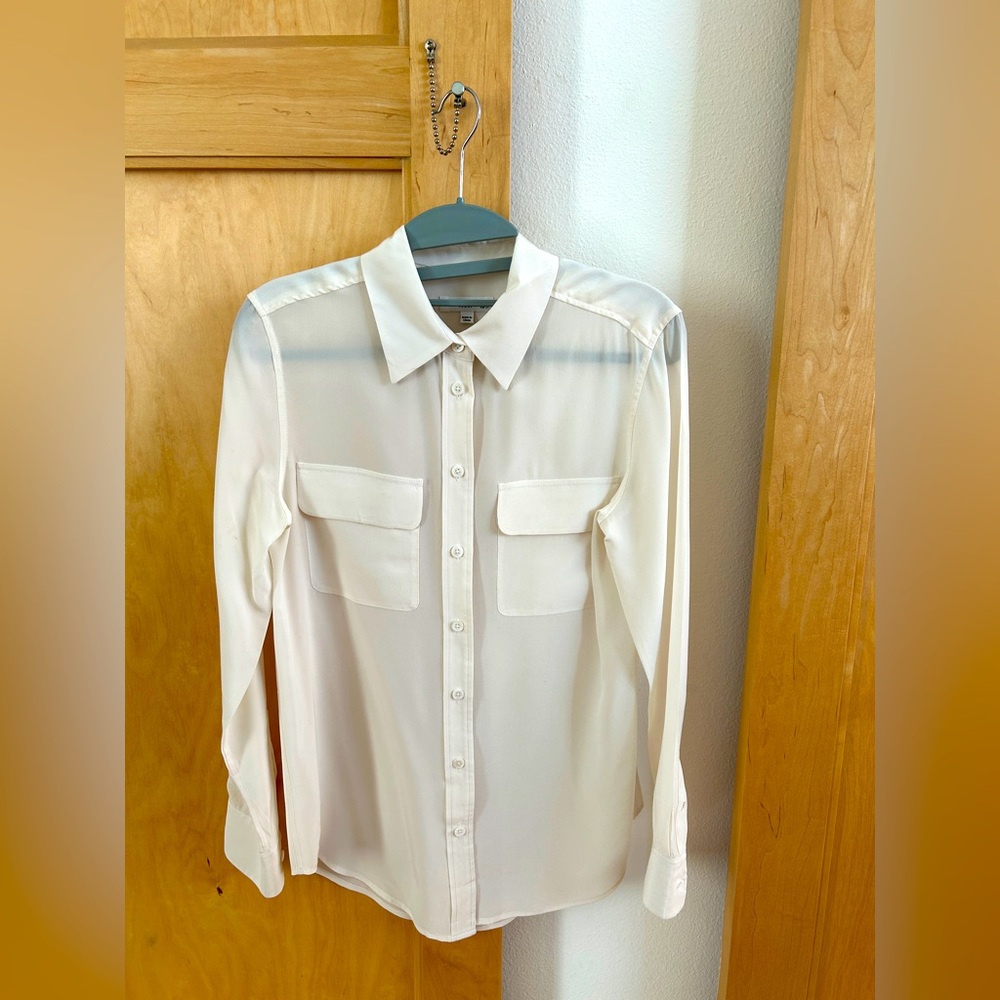 Equipment Signature Silk Satin Shirt